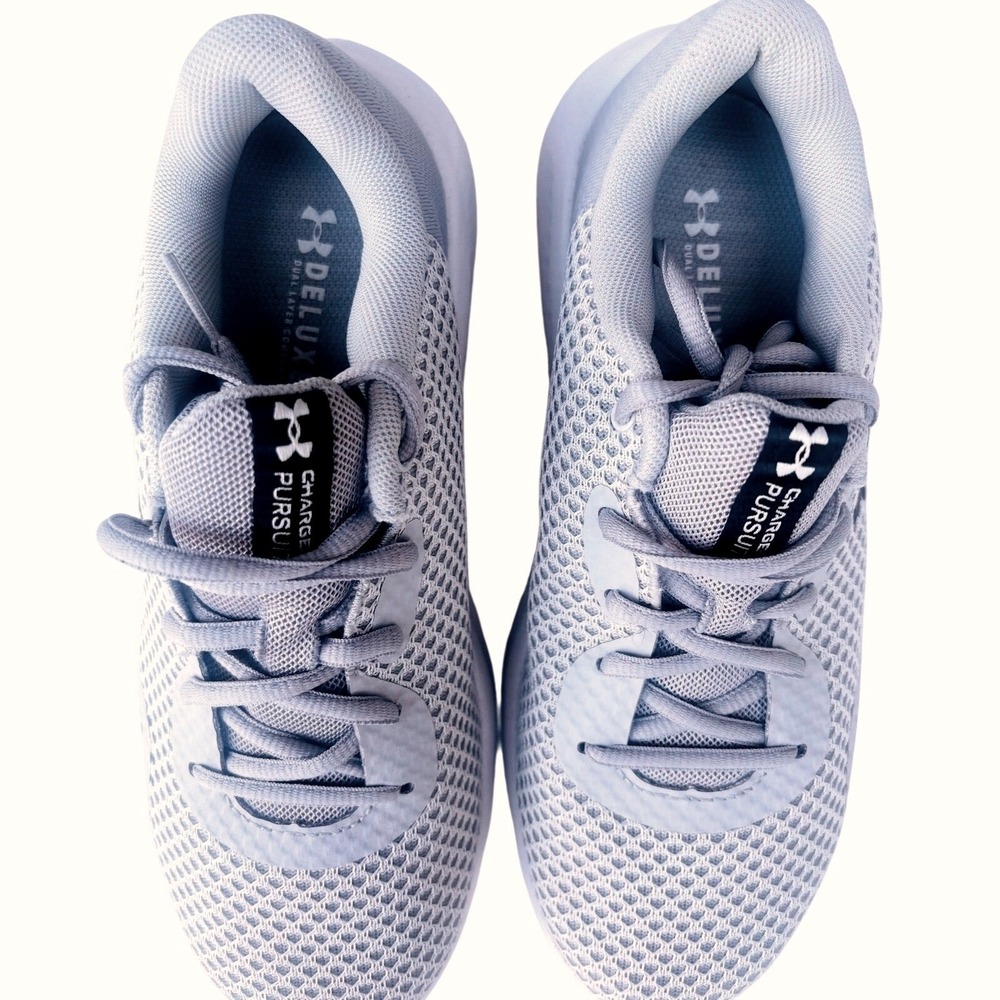Under Armour Charged Pursuit 3 Women 6.5 Gray Running Shoes Mesh Sneaker - Picture 2 of 13